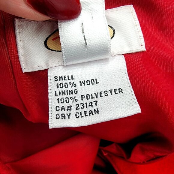 Talbots 100% Wool Wrap Skirt With Button Accents Size 10 - Picture 7 of 13